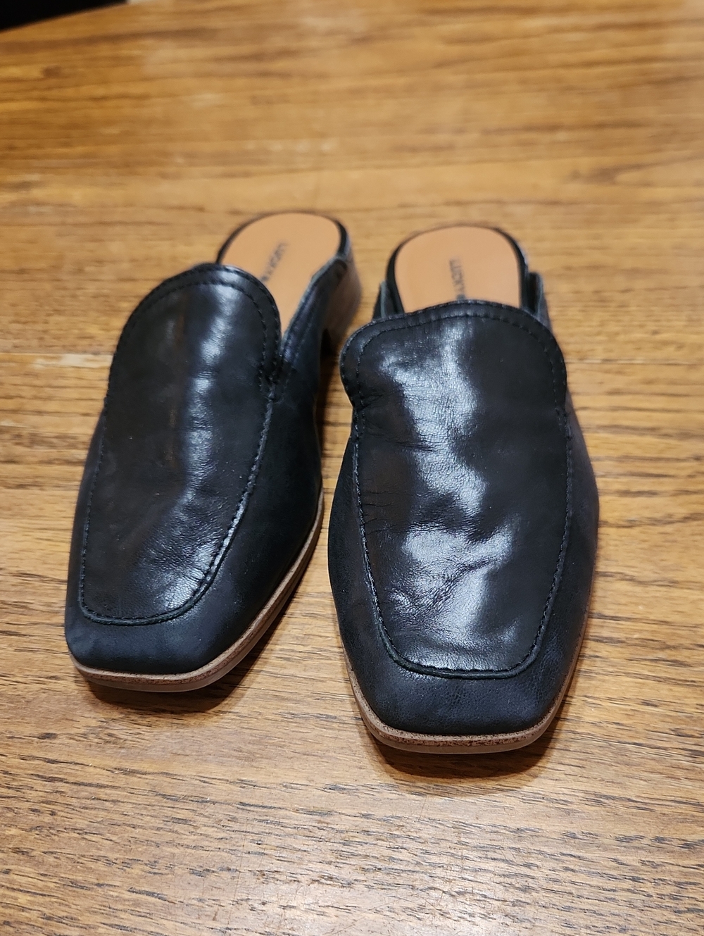 Lucky Brand Black Slides Size 8